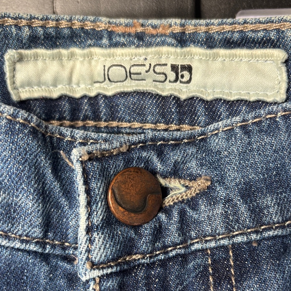 💙 Joe’s Jeans Flare Leg Blue Denim Women’s 29 Classic Cotton Stretch 💙 - Picture 3 of 16